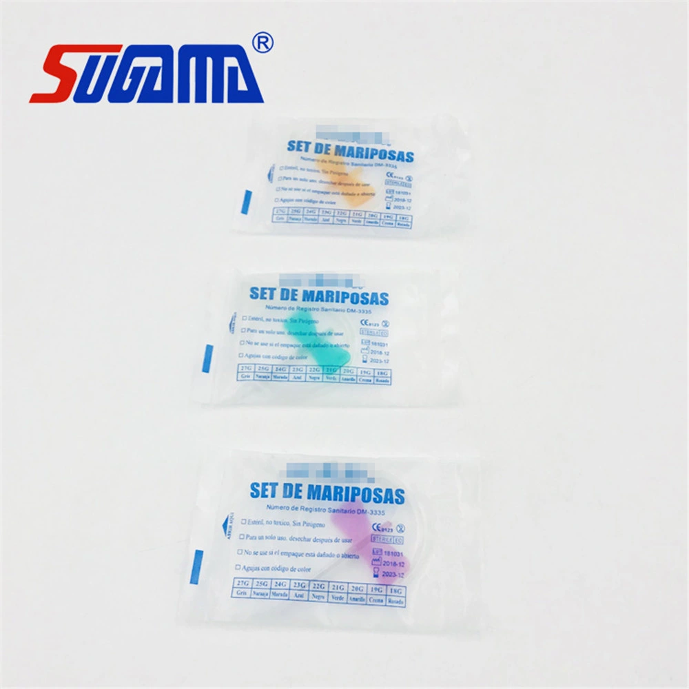 Safety Single Use Disposable Wings Sterile Infusion Butterfly Needle Scalp Vein Sets