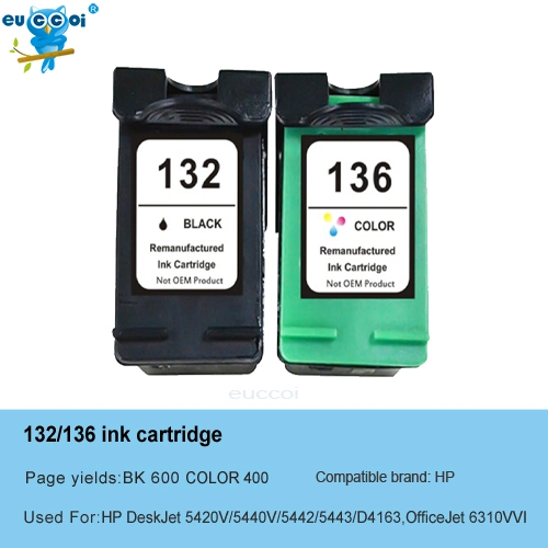 Environmental Remanufactured Ink Cartridge 132/136