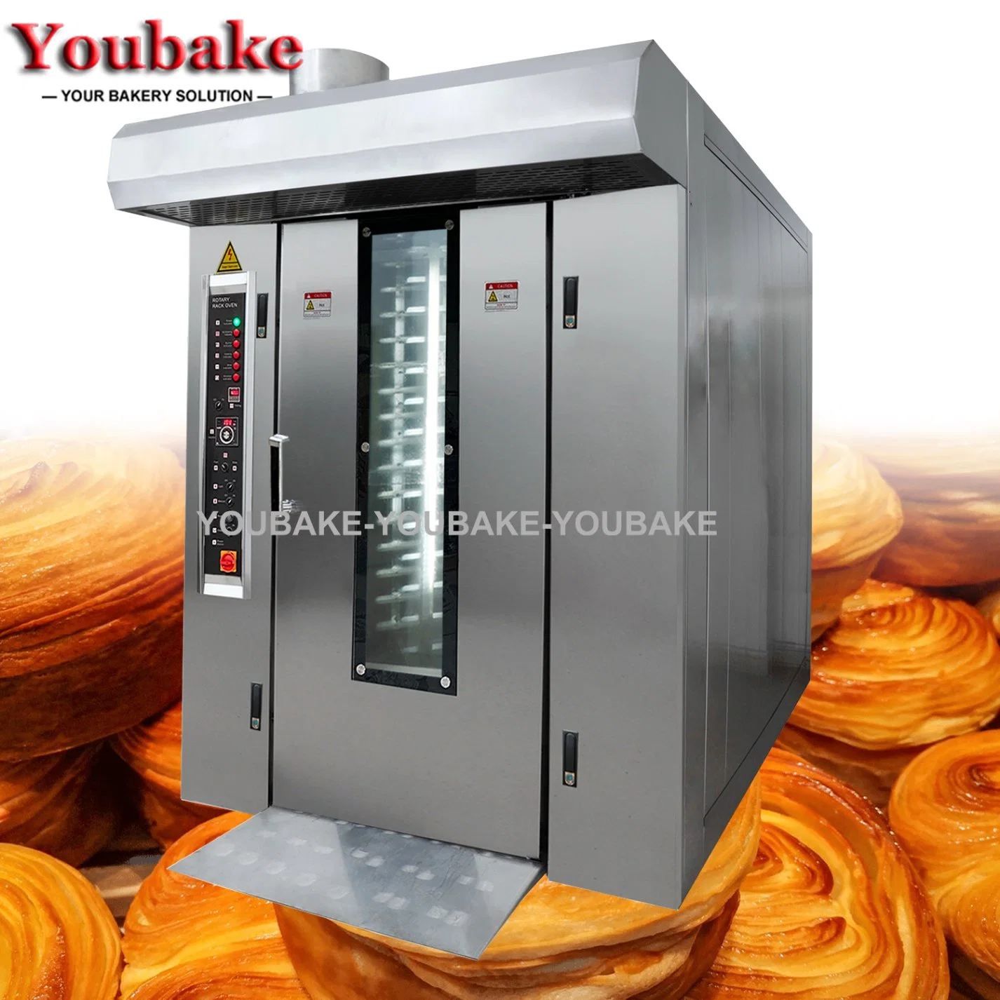 Commercial Electric Gas Heating Stainless Steel Rotating Grill Whole Chicken Rotisserie Oven for Restaurant