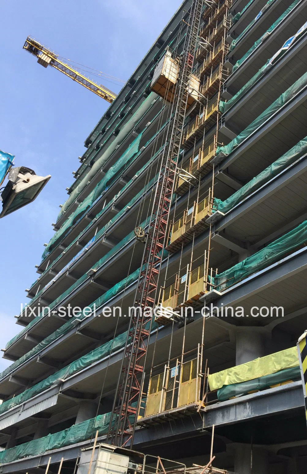 Fashion Design High Rise Modular Steel Structure Frame Hotel