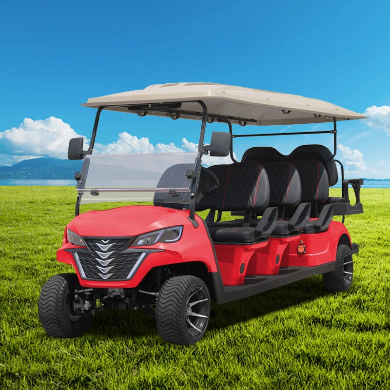 Manufacture Golf Cart 6+2 Seater Forge G6+2 New Currents Golf Buggy