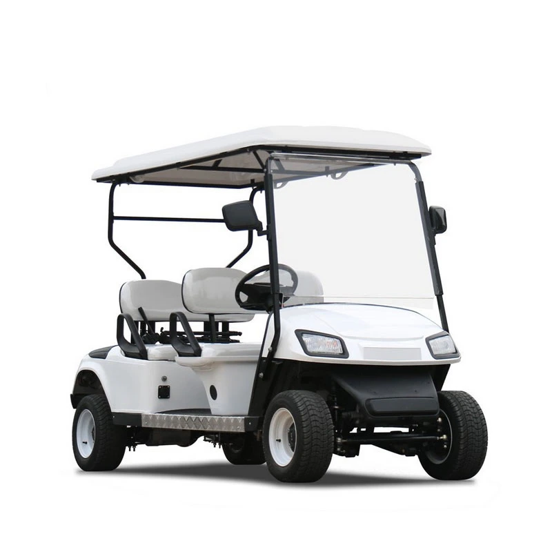 Chinese Made 4 Seater Electric Golf Carts Sightseeing Car with CE Certificates