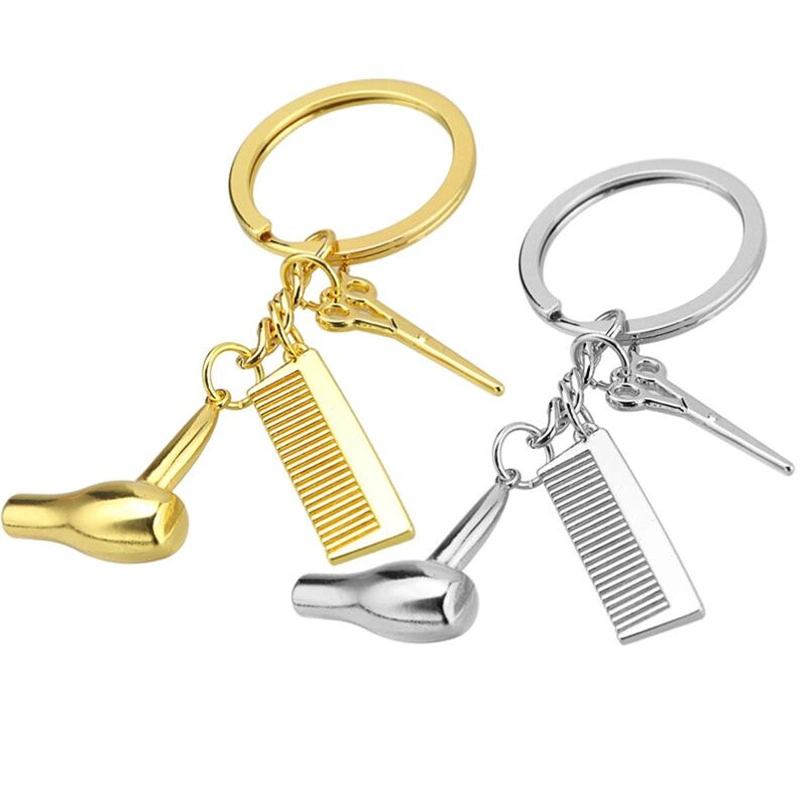 Creative Washing, Cutting and Blowing Keychain 3D Three-Dimensional Novelty Key Chain