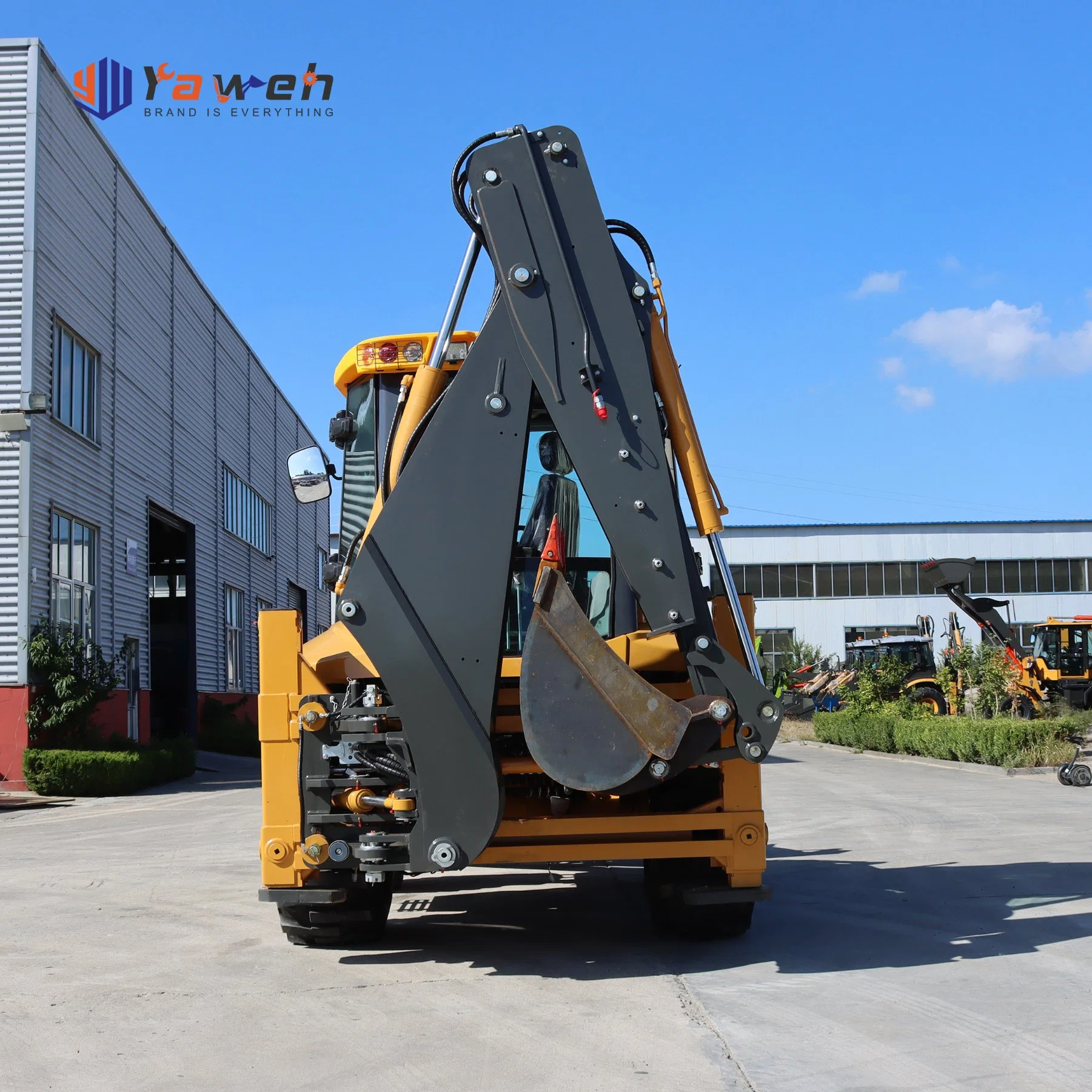 Yaweh 3cx Engineering & Construction Machinery 1 Ton New Mini Small Cheap Compactors Machine Excavator Mini Backhoe Loader