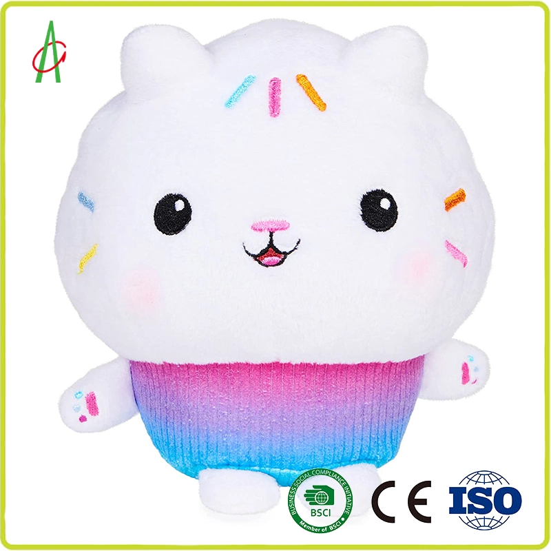 Soft Cute Cuddle Colorful Funny Adorable High quality/High cost performance  Stuffed Plush Cat