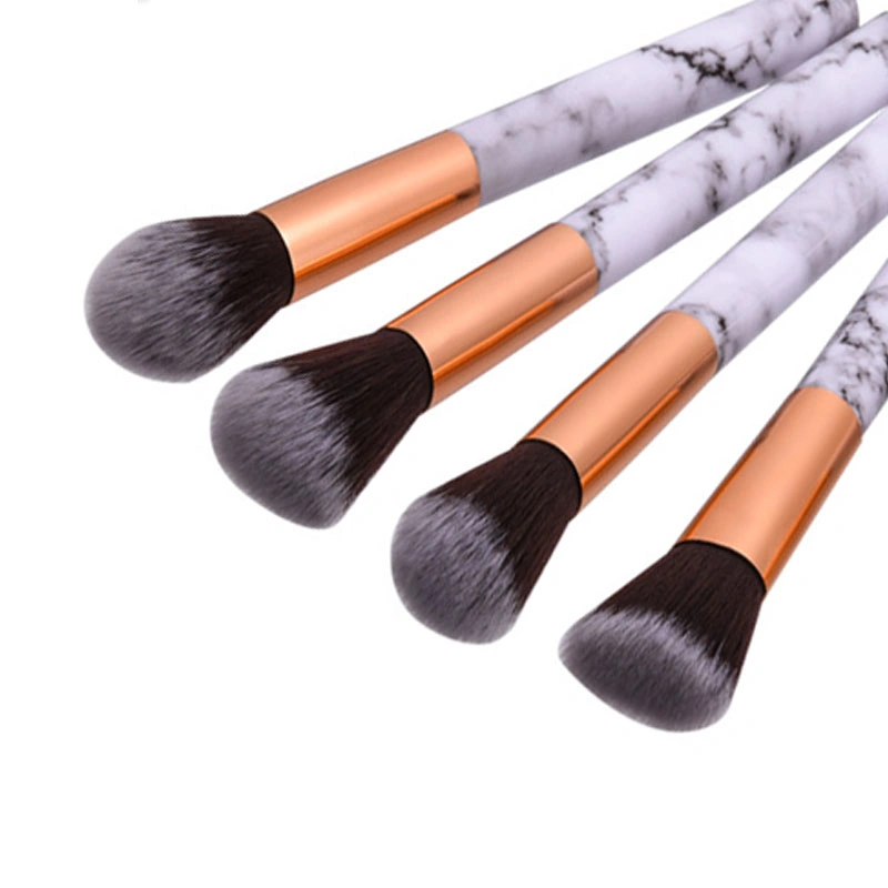 10pcspromotions Marbling Texture Brushes Face Foundation Powder Eye Shadow