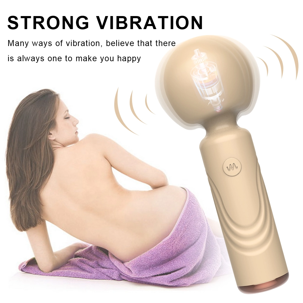 New Waterproof Rechargeable Handheld Personal Sex Toy AV Vibrator Mini Wand Massager