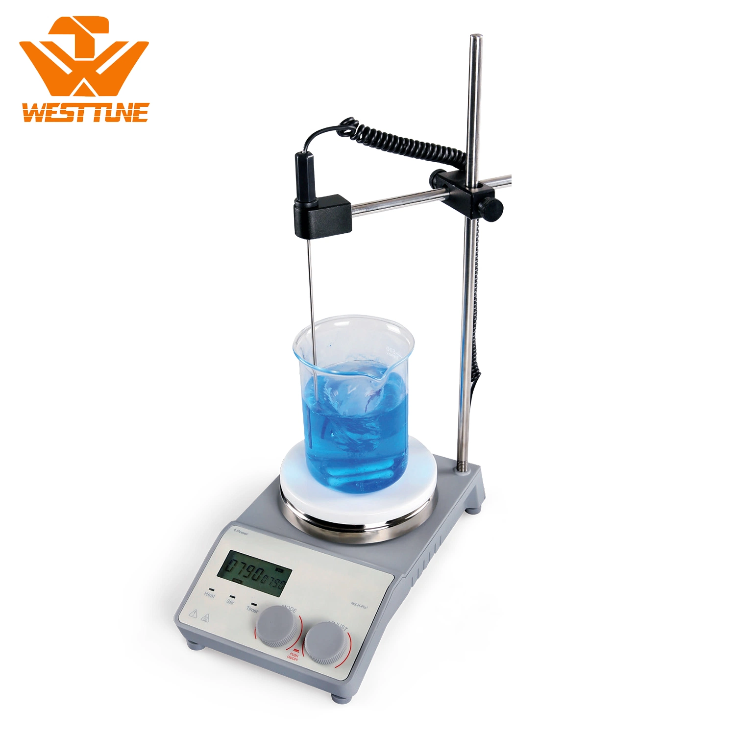 Ms-H-Prot Lab LCD Digital Hotplate Magnetic Stirrer with Timer