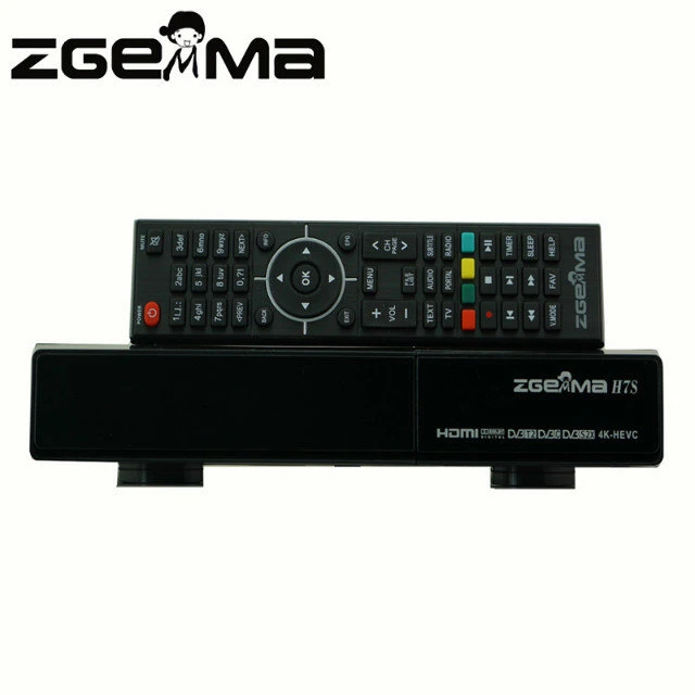 Zgemma H7s mit 2*DVB-S2X + DVB-T2/C 4K UHD Satellitenempfänger des Linux-Ci+