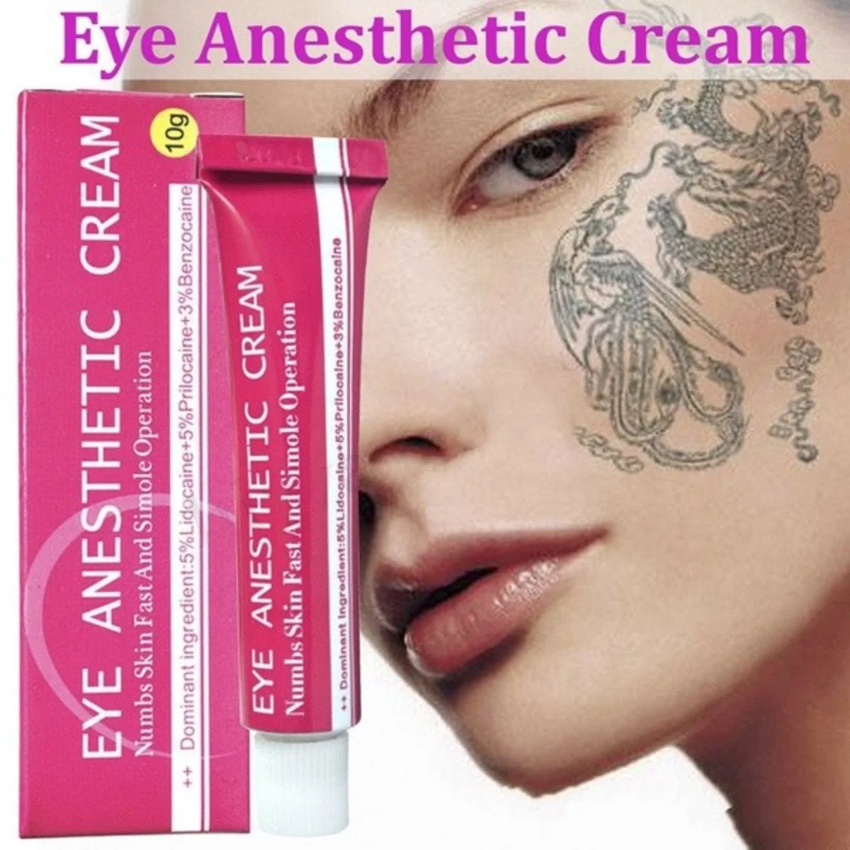 Factory Eyebrows Anesthetic Cream Tattoo Numb Ointment for Microblading Eyelids Permanent Makup