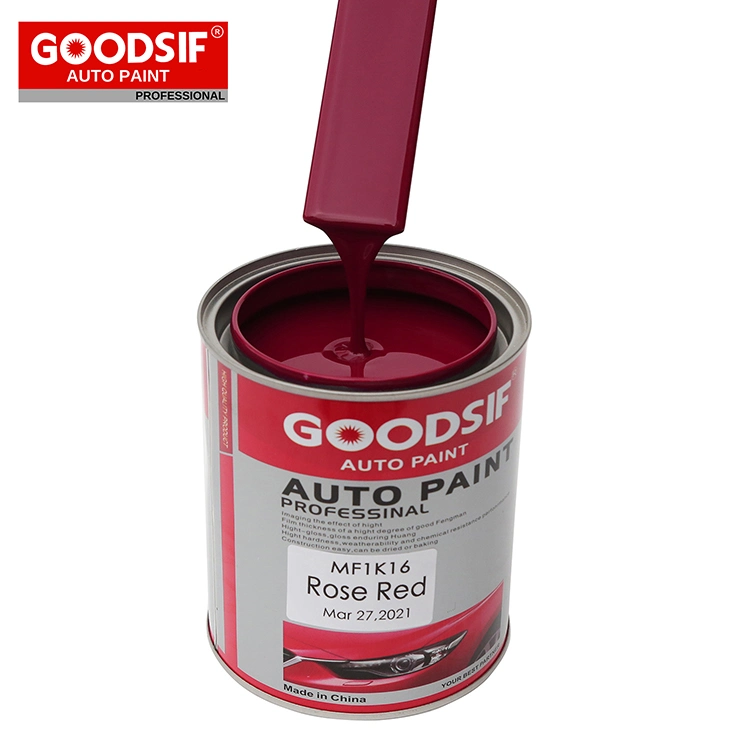 Auto Refine Jet Negro Líquido Cristal Pinturas 1K Basecoat para Reparación de carrocerías 1K Pintura de color sólido