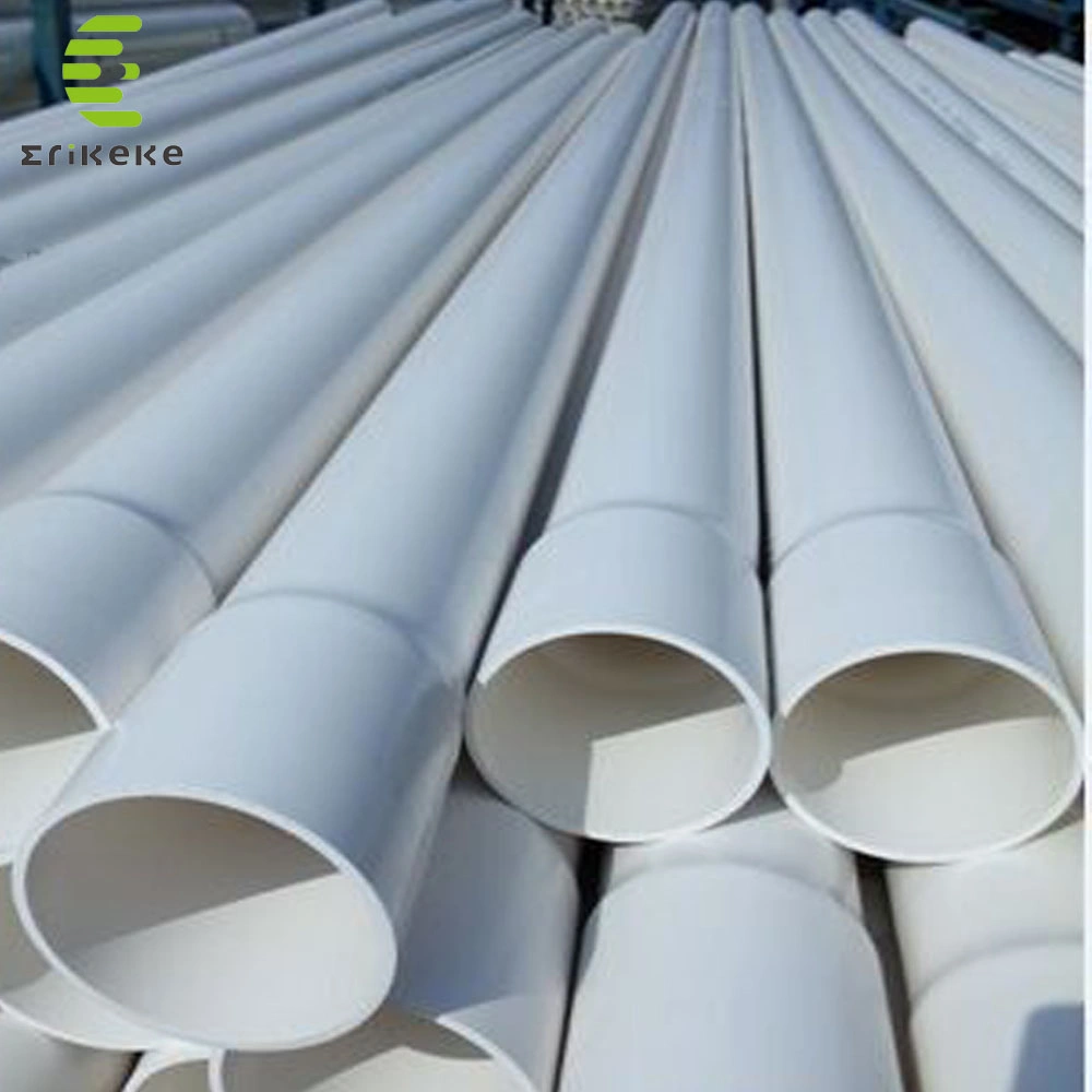 أنبوب أنبوب PVC PVC بأنبوب أنابيب المياه باللون الأبيض 2.5 بوصة أنبوب تهوية أنبوب المياه الصلب الخاص بالموضع المستدير البلاستيكي