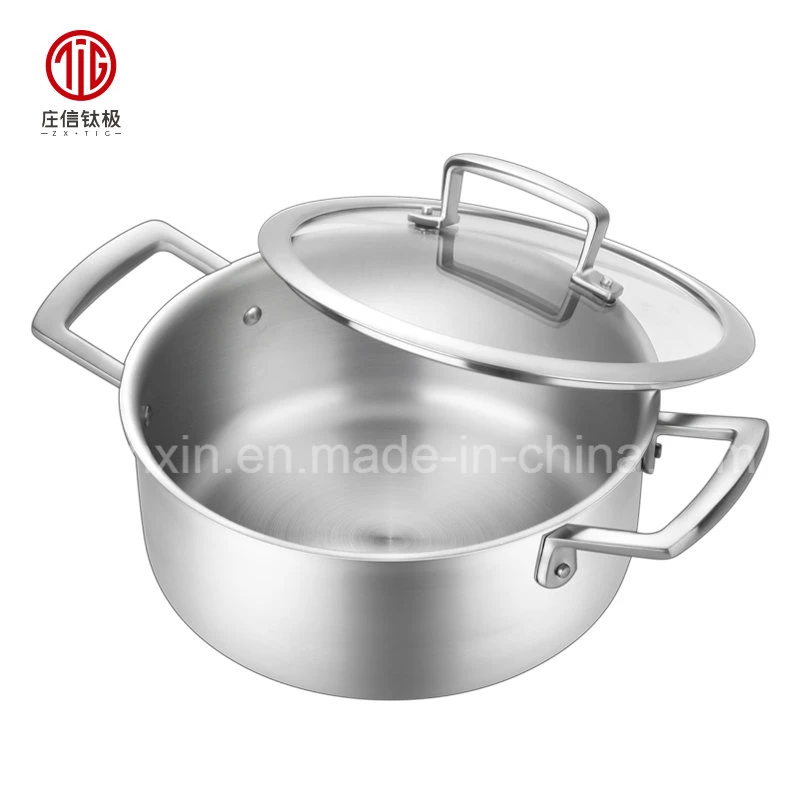 Titanium Stainless Steel Aluminum Cooking Hot Stock Mini Little Pot