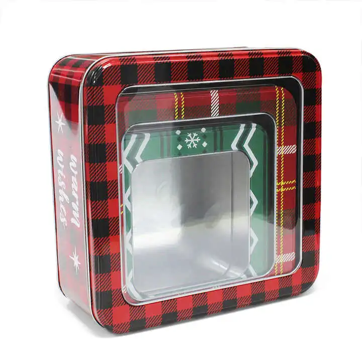 2020 OEM New Design Christmas Gift Tin