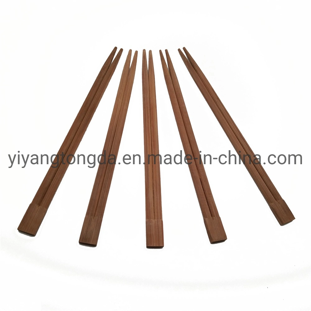 Handmade Natural Bamboo Chopsticks Healthy Chinese Carbonized Chop Sticks Tableware