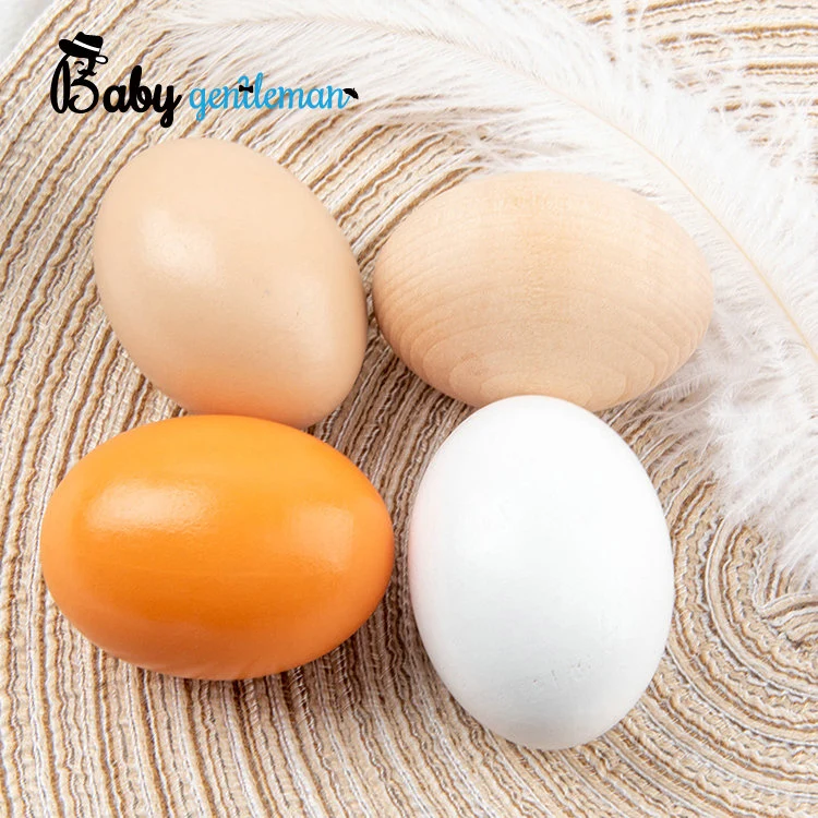 Hot Sale Small Gift DIY Toys Custom Wooden Egg Toy Z10491d