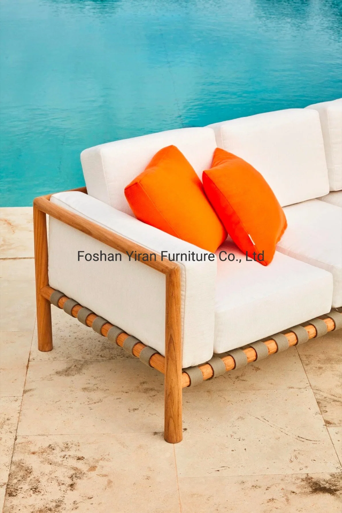 Unique Outdoor Furniture Teak Garden Sofa Wooden Sofa Rope Woven Outdoor Sofa Set Outdoor Leisure Sofa Incomparable Patio Furniture Teakwood Furniture