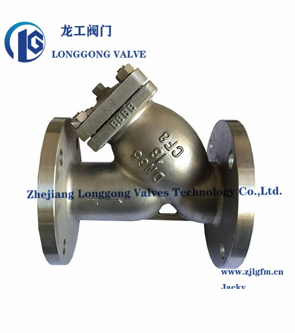 Cast Steel Wcb/CF8/CF8m Class 150 Flanged Y Strainer/Filter Pn16-64 Screen: SS304