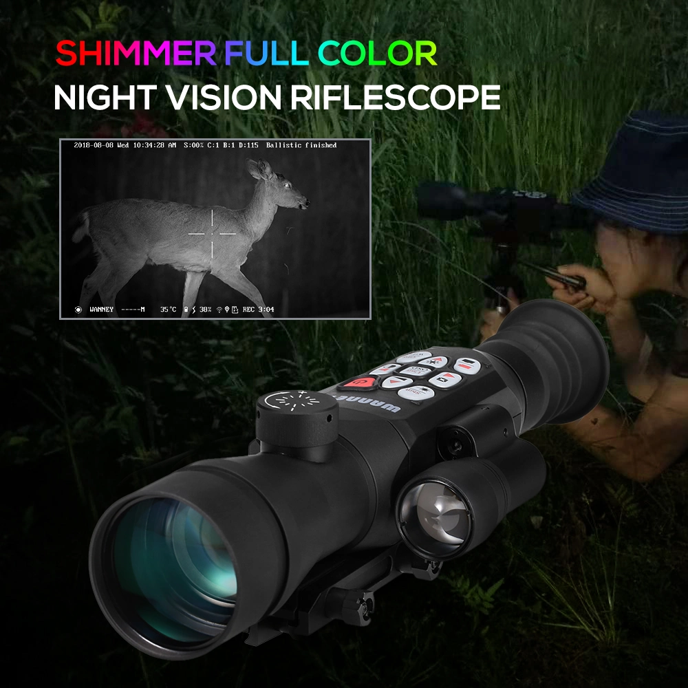 50mm Lens GPS Range Finder Digital Night Vision Telescope Night Vision Monocular
