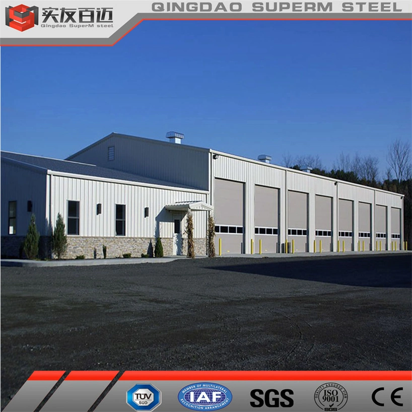 Customized Prefabricated Steel Building Wind Resistant Metal Steel Garage/Multi-Storeys Storage Warehouse/Workshop Building Offices