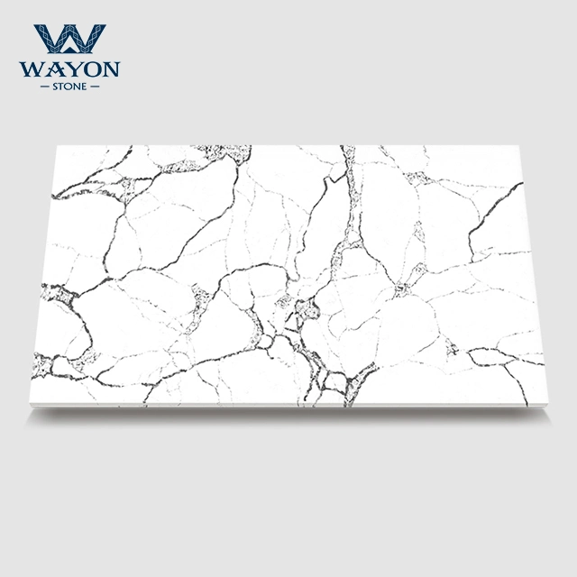 Best Price Sales Calacatta White Color Quartz Stone for Kitchen Countertop