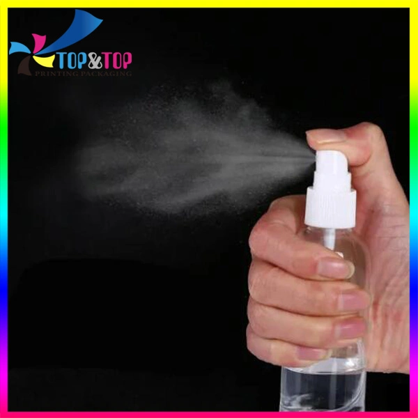 Customized Wholesale/Supplier 30ml 50ml 100ml Clear/Blue/Green Pet Spray Empty Bottle with Fine Mist Sprayer