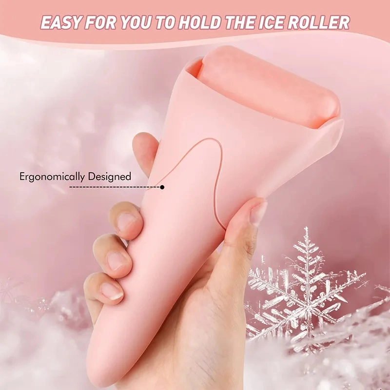 New Design High quality/High cost performance  Wholesale/Supplier Personal Skin Care Plastic Cooling Ice Roller Reduce Wrinkles Face Massager