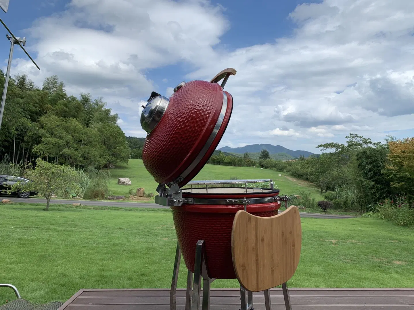 Al Aire Libre de 22 pulgadas Kamado Barbacoa