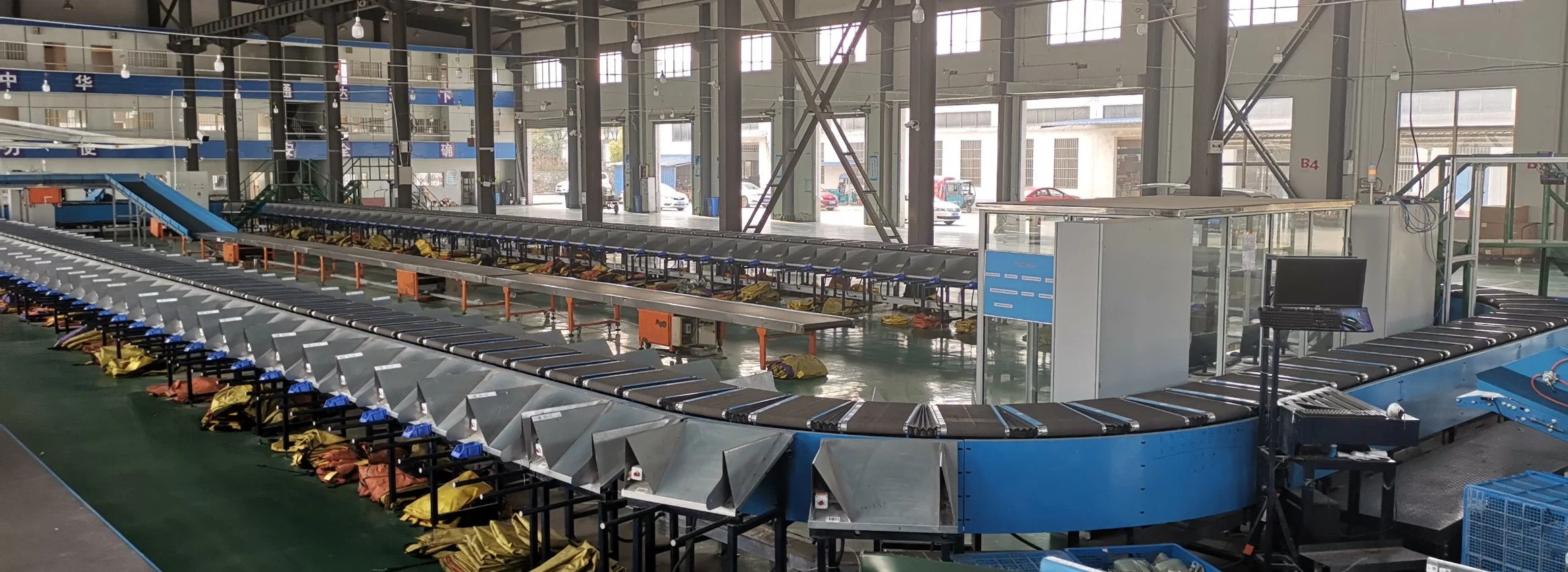 Logistics Sorting Equipment Highly Efficient and Energy-Saving Circular Cross-Belt Sorting Machine