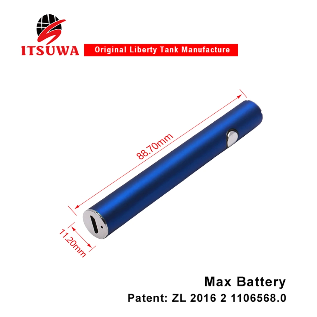 Itsuwa Vapor Wholesale/Supplier Smoking Accessories Max Rechargeable Battery