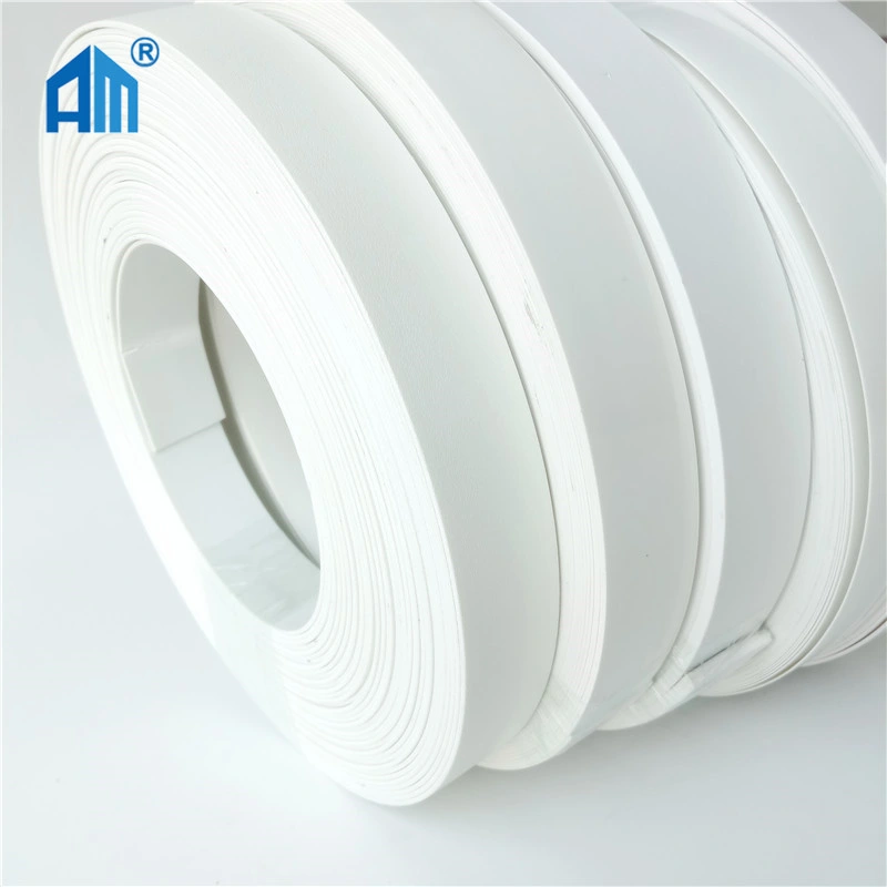 Shanghai Factory Supply White PVC/ABS/Acrylic Edge Banding Tapes for Furniture Accessories