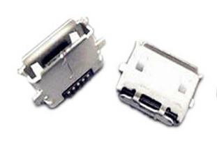 Micro USB Female Connector 5pin SMT Socket