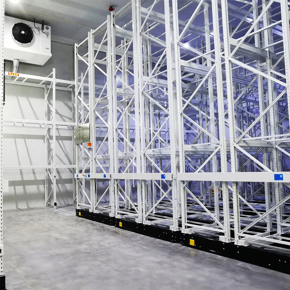 Movable Warehouse Racking with Floor Guide Rail Track