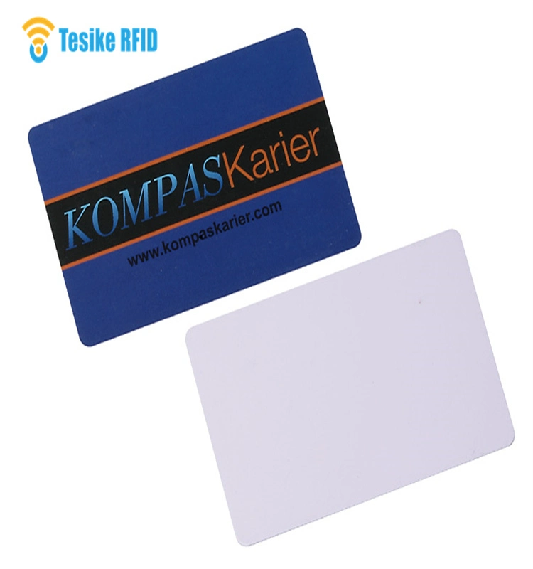 Carte à puce personnalisée RFID 13,56 MHz MF D21 MF plus S. Avec impression quatre couleurs