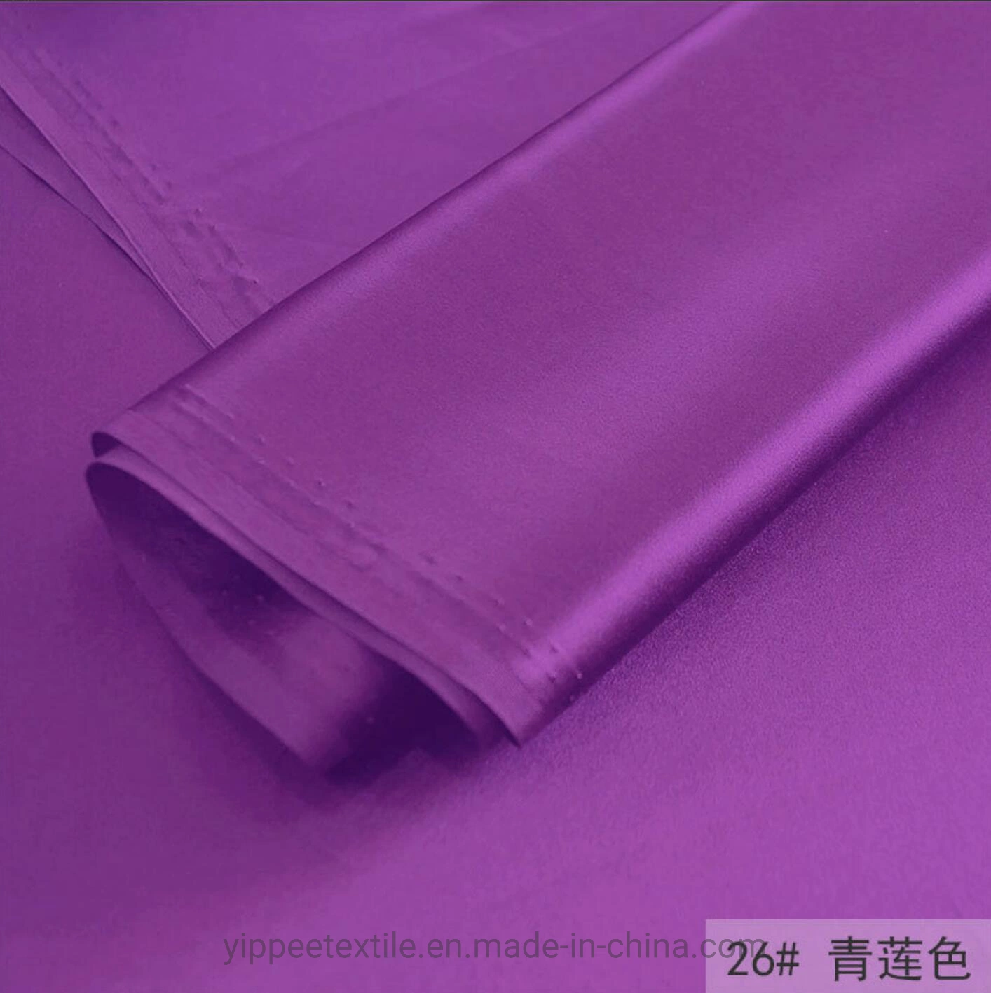 Wholesale/Supplier 19mm 94%Silk 6%Spandex Elastic Crepe Satin Charmeuse Fabric