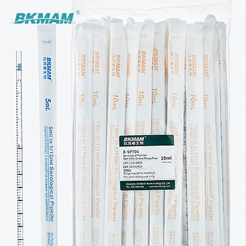 Laboratory Consumables Sterile Transfer Pipette 1ml 2ml 5ml 10ml 25ml 50ml Serological Pipette