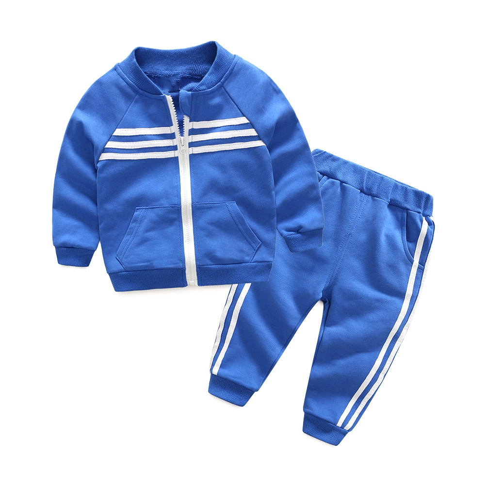 Hot Sale Kids Tracksuit Sweatshirt and Pants Custom Made Tracking Suit Hoodies Set Children Sport Wear