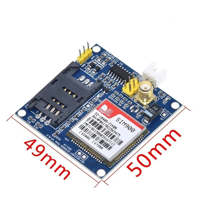 Egbo SIM900A SIM900 Mini V4.0 Wireless Data Transmission Module GSM GPRS Board Kit W/Antenna C83