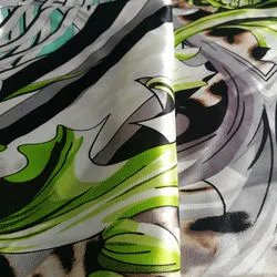 50d 75D 100d 150d 200d 300d Polyester Satin Print Fabric for Women Lady Floral Print Dress Skirts Gown and Scarf Shawl