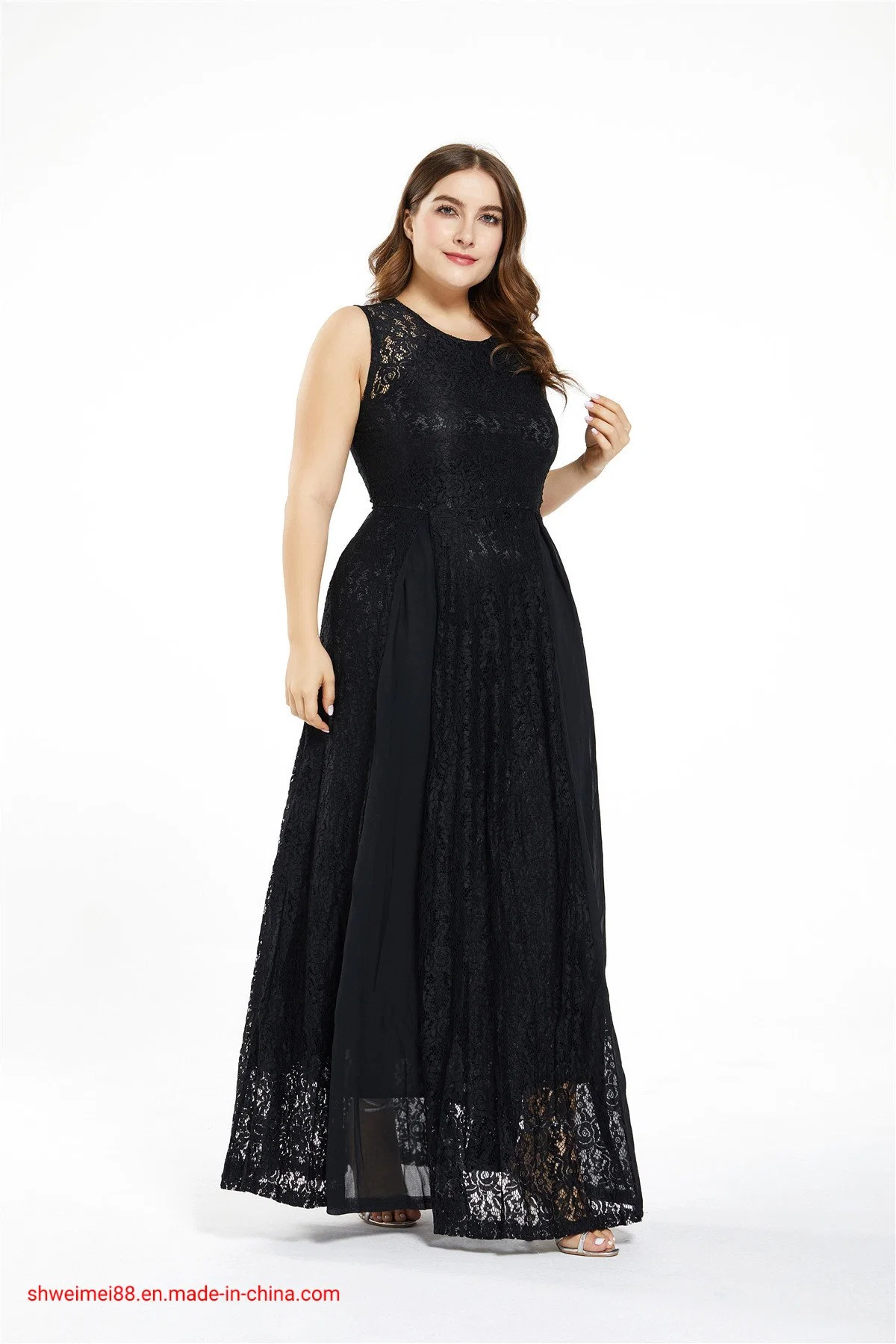 Women's Long Prom Lace Skirt Jubah Dress Formal Bridesmaid Wedding Gowns