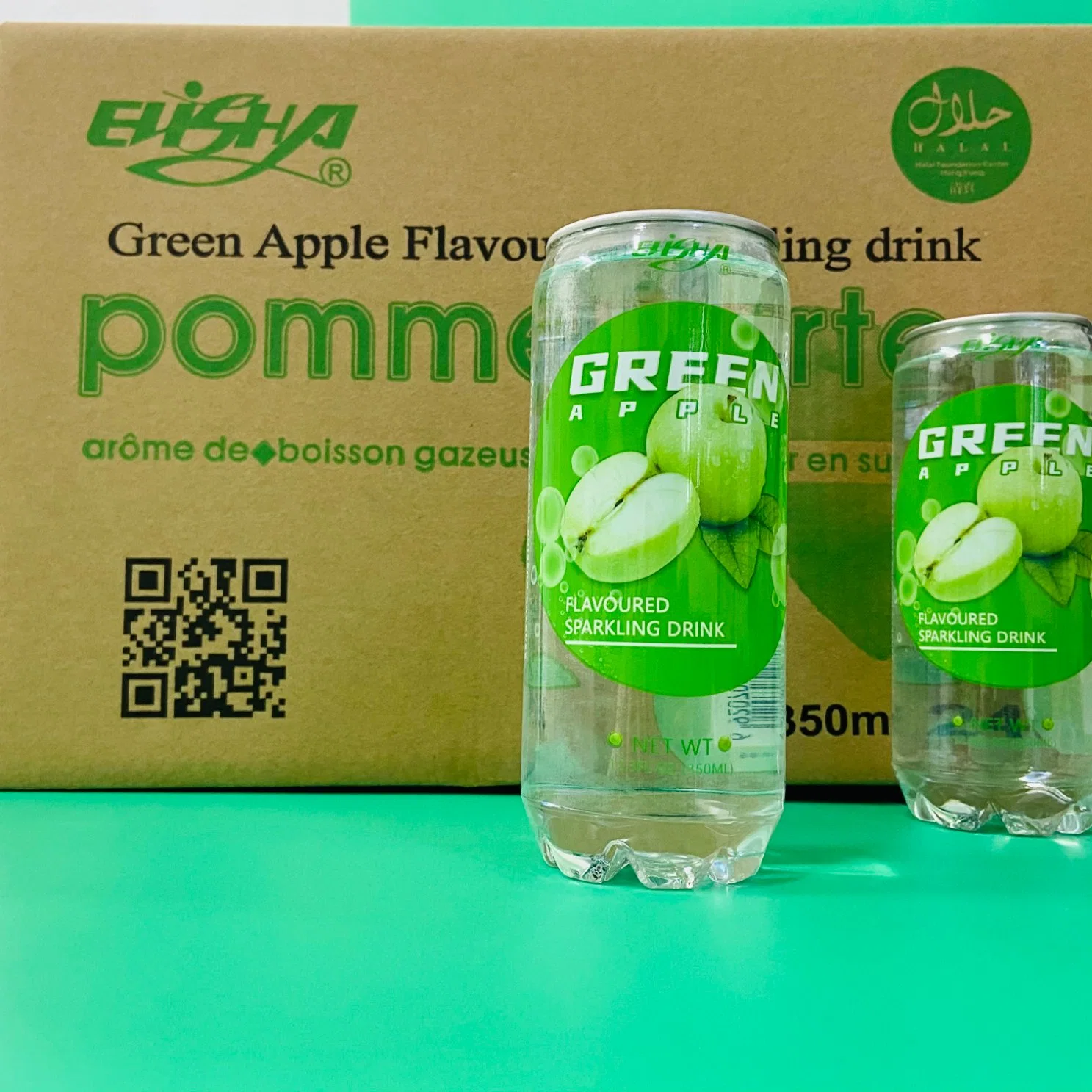 350 Ml Pet Can for Apple-Flavored Carbonated Drinks