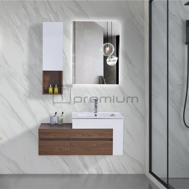 Hangzhou Factory Quality Laminate Bathroom Cabinet Plywood Bath Vanity Set for Sale