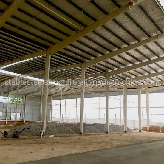 Fábrica Prefabricados Construcción de Metal Construcción estructura de Acero Taller de estructura Con grúa