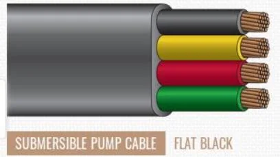 Heißer Verkauf Kabel für Tauchpumpen entflammbar und feuerbeständig flach Festoon Kabel für Hoist Crane Hochspannungs-Gummikabel