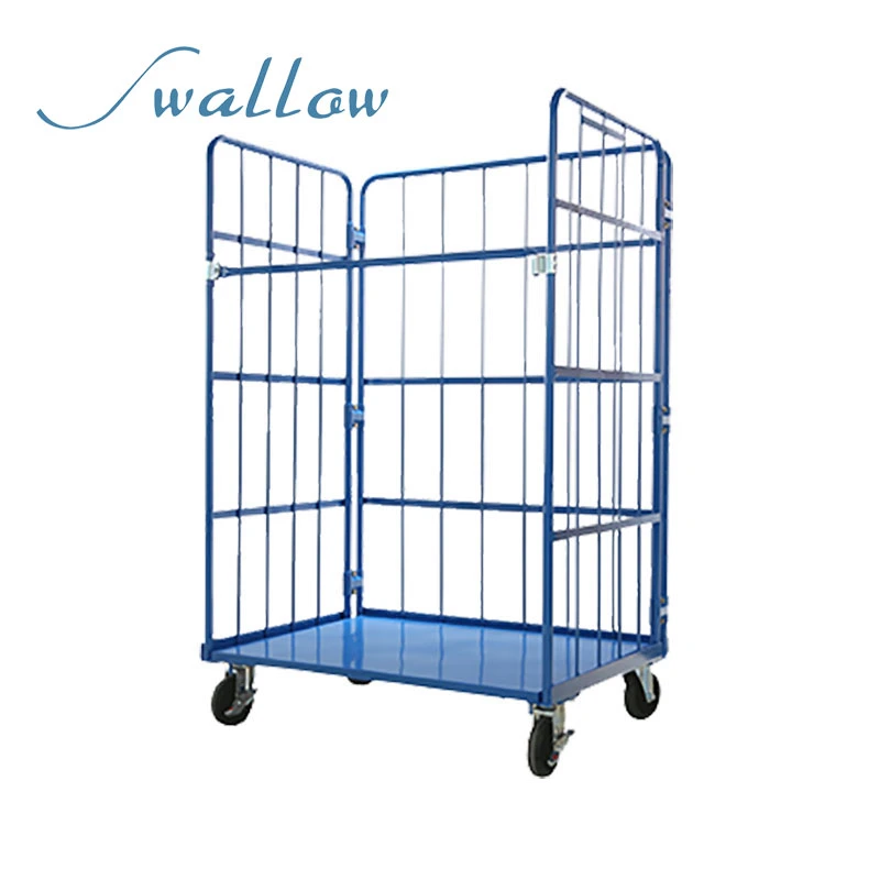 Foldable Collapsible Roll Container for Laundry Room