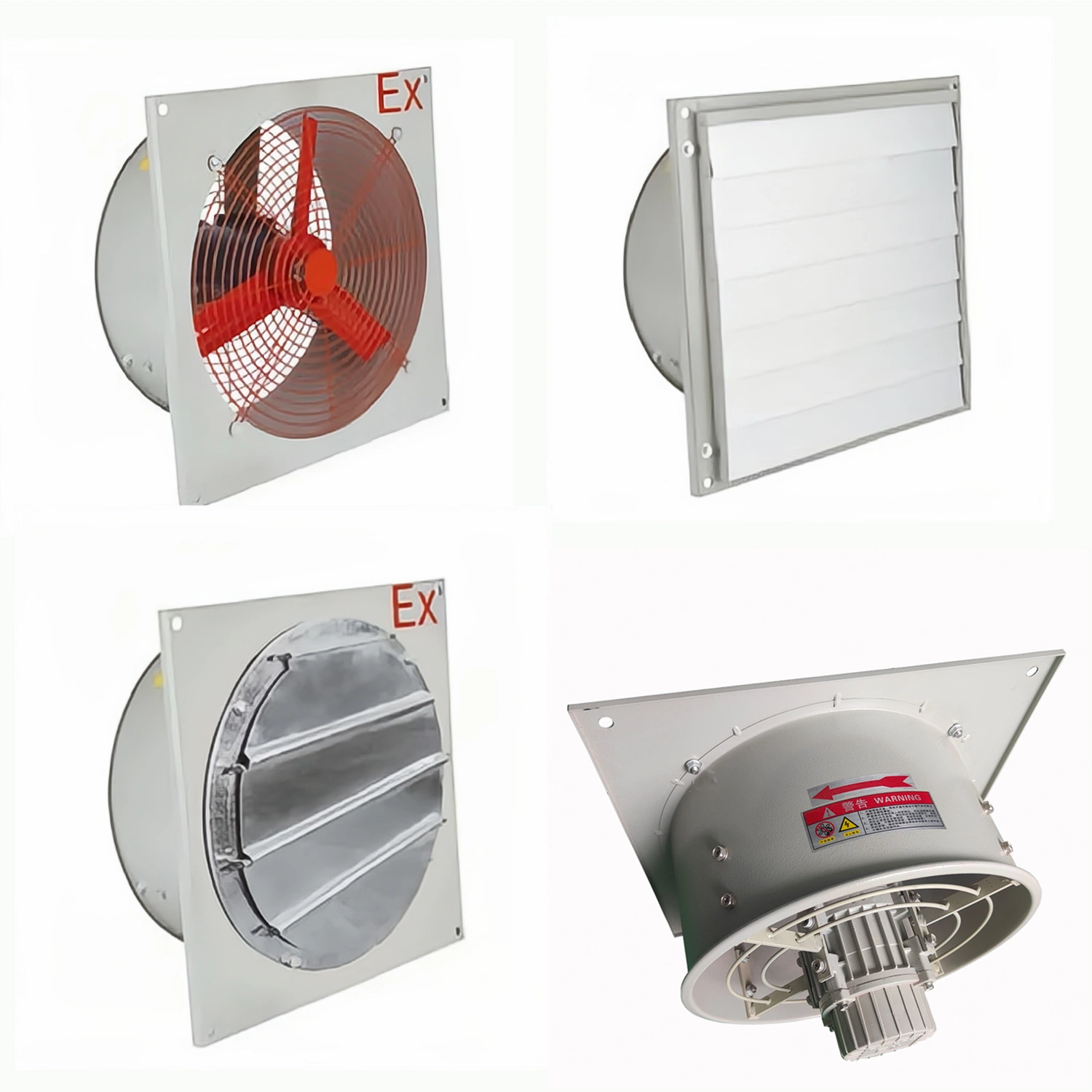 Industrial Wall Mounted Exhaust Ventilation Air Explosion Proof Exhaust Axial Centrifugal Fan