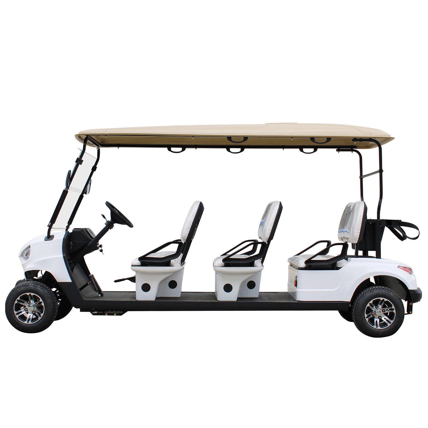 Golf Buggy 6 Passagers Voiturette de Golf Électrique Club Car Voiturette de Golf Électrique Aéroport