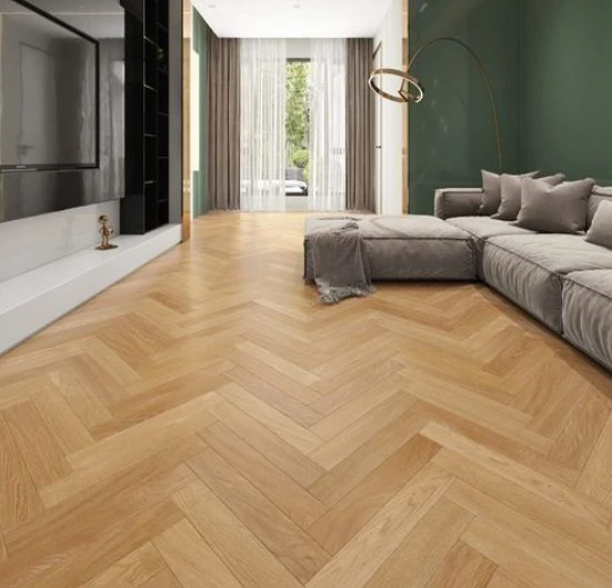 prix d'usine 15 mm Chevron Engineered Wood à chevrons Parquet Revêtements de sol étanche