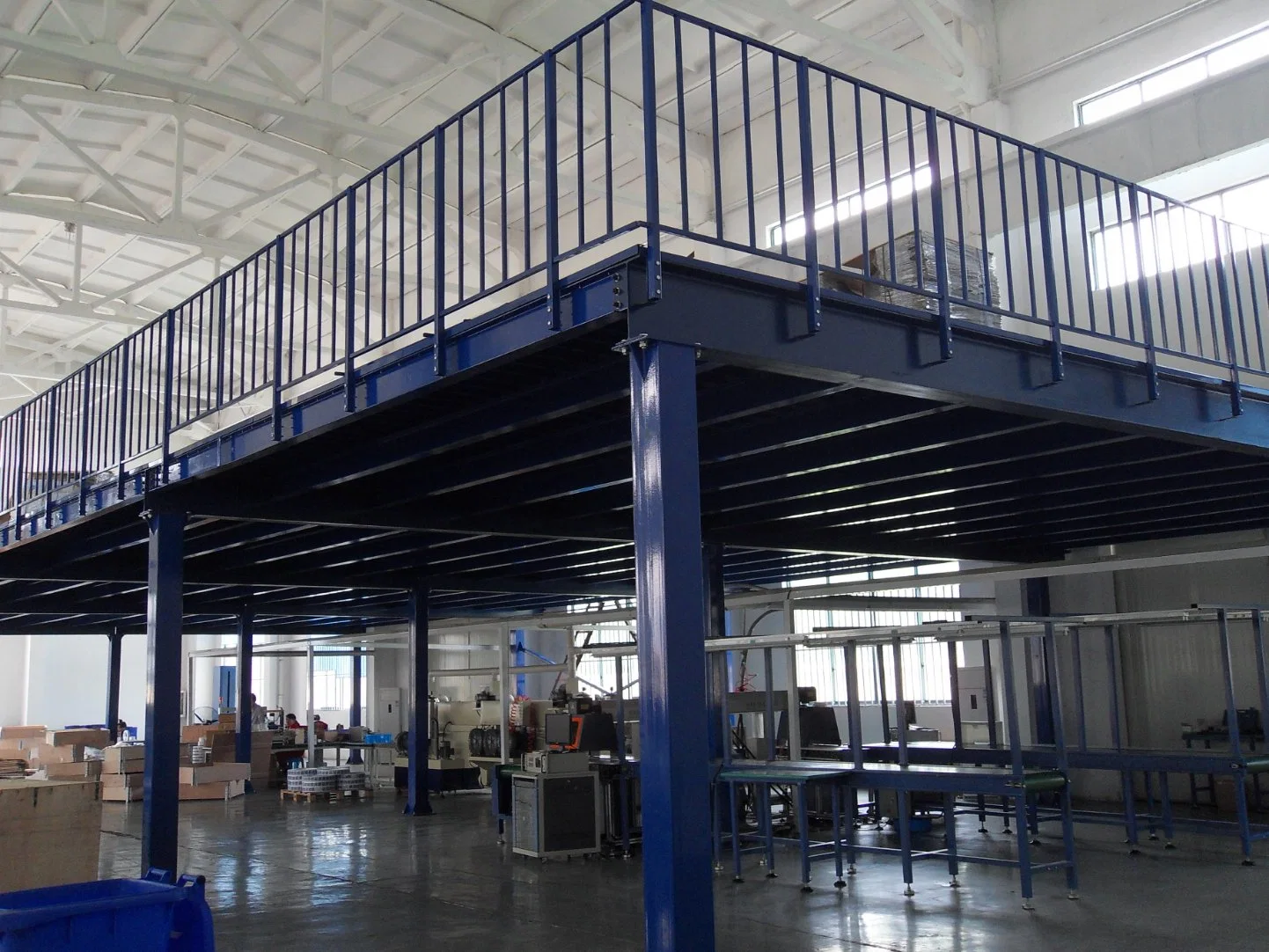 Heavy Duty Industrial Metal Mezzanine 2 Floors Systems in Thailand Project