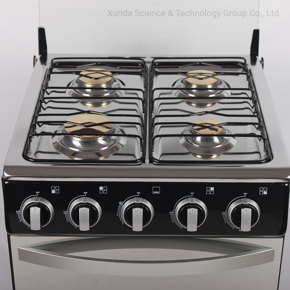 Free Standing Gas Stove Kitchen Range Cooker with Oven 4 Burners Gas Cooktop